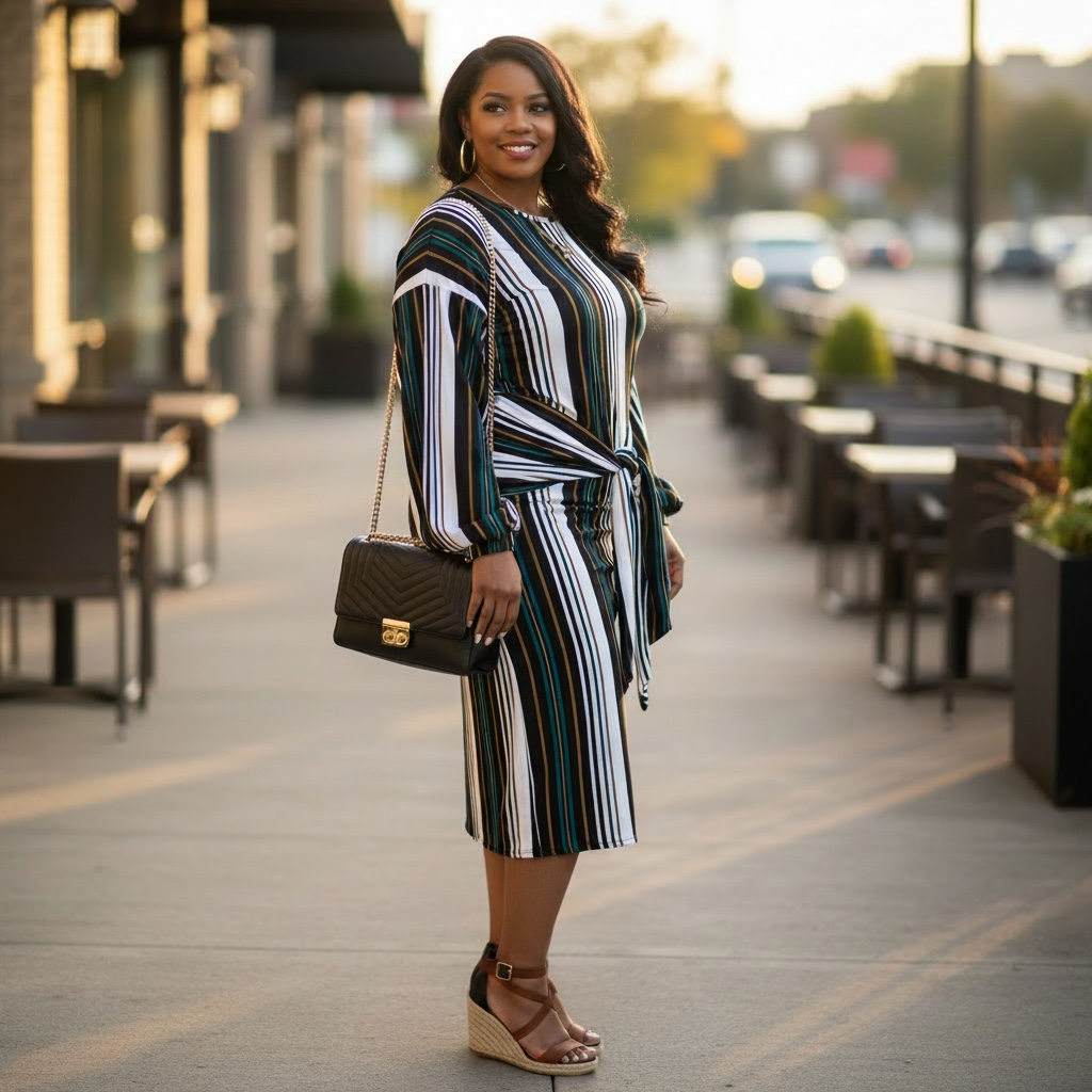 Women's Plus Size Light Weight Knit Dress